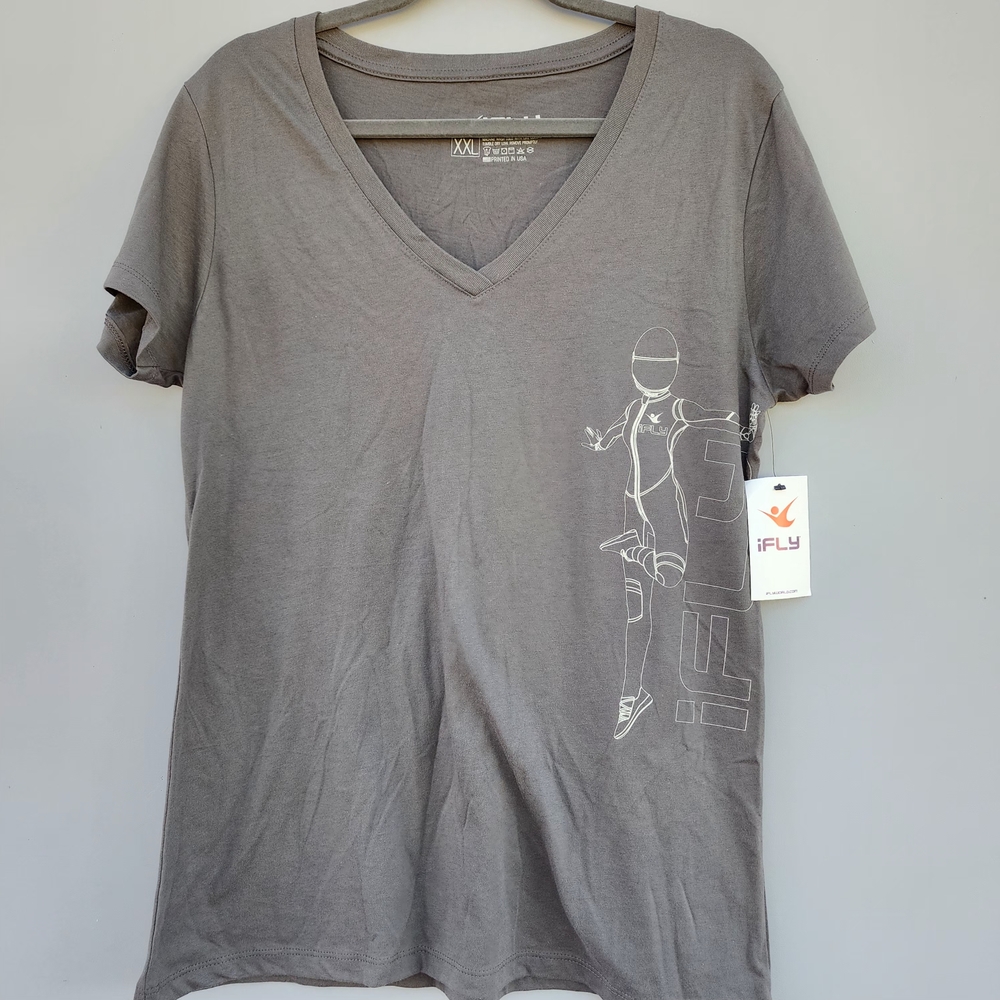 Gray Short Sleeve Women's Tee